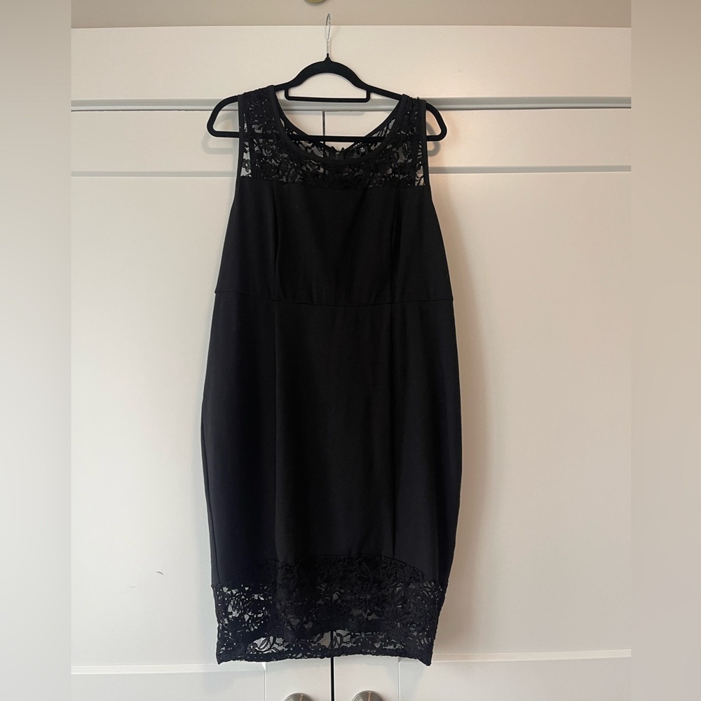 Torrid Black High Low Lace Dress